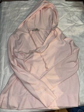 LOFT Pastel Pink Pullover Hoodie